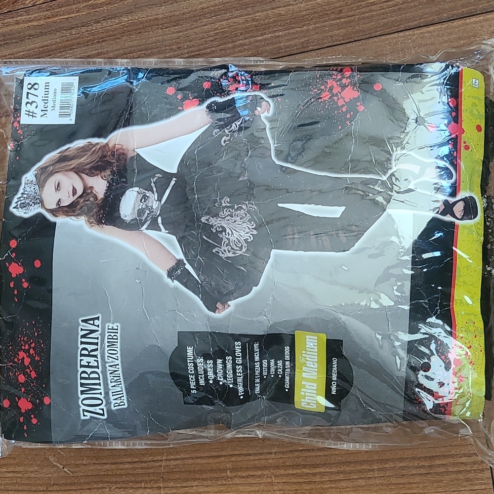 Girls Halloween Zomberina Costume